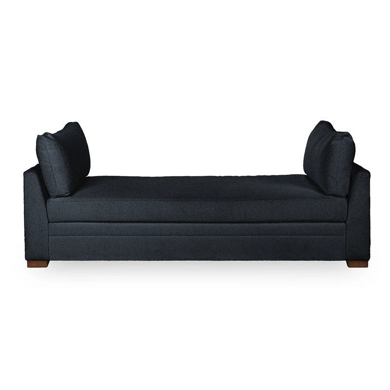 Upholstered Daybed, Rise Navy Performance Upholstery