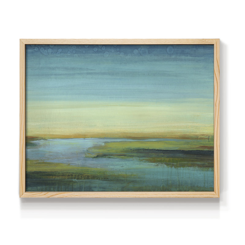 The Flow -Framed Print - Restickable, Naturel, H 16 po x l 20 po