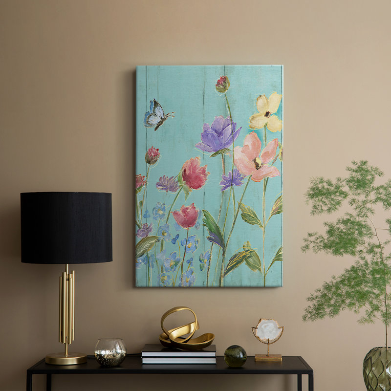 Wildflower Flutter III -Custom Wrapped Gallery Cavas