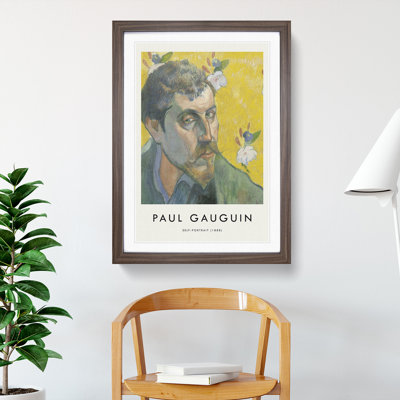 Self Portrait Vol.4 by Paul Gauguin - Picture Frame Painting