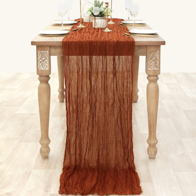 Mihrican Runner No Pattern Cotton Table Runner