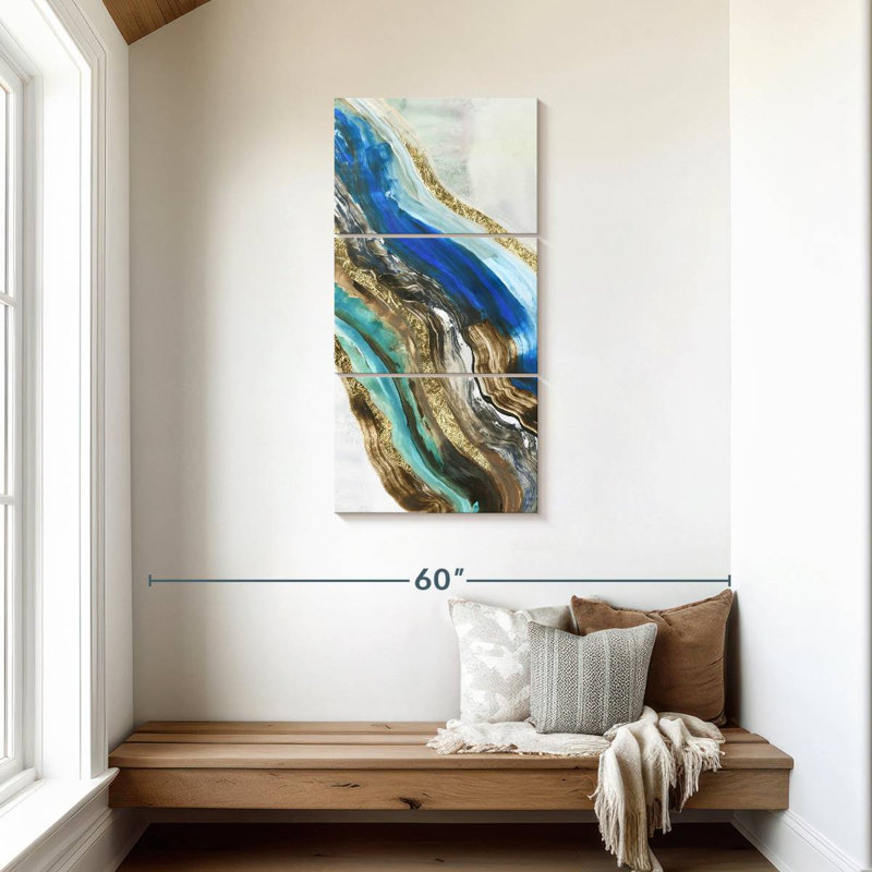 Crystallized II, 44" H x 21" W