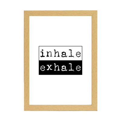 Inhale Exhale - Print