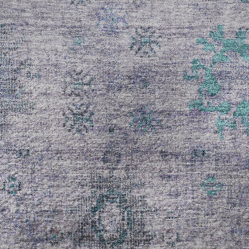 Tapis arabesque Premium lavable à la machine Pinkston, Rectangle 1 pi 8 po x 2 pi 6 po