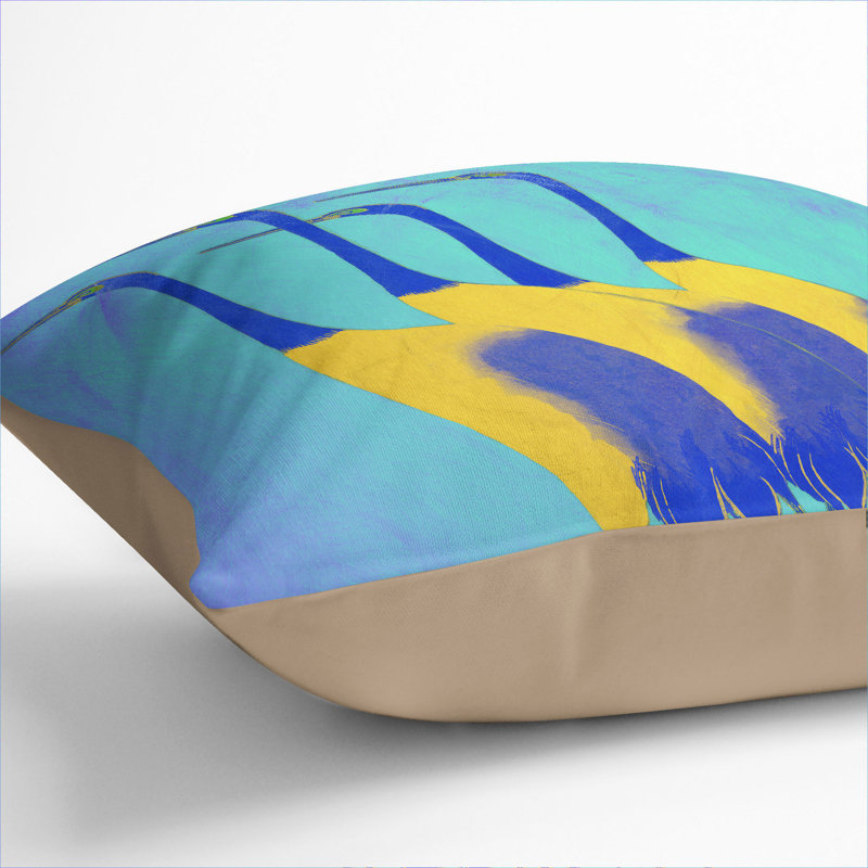 Square Cushion, Stone, 40cm H x 40cm W x 15cm D