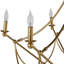 Lustre style chandelier 6 lumières Miles-87387581