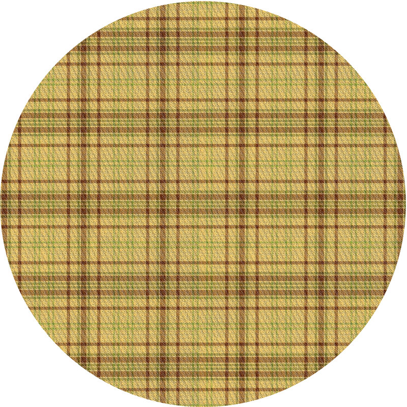 Tapis olive Adel, Rond 7 pi