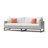 Sameko 6 Piece Rattan Sunbrella Sectional Seating Group with Cushions-334287321-353632165