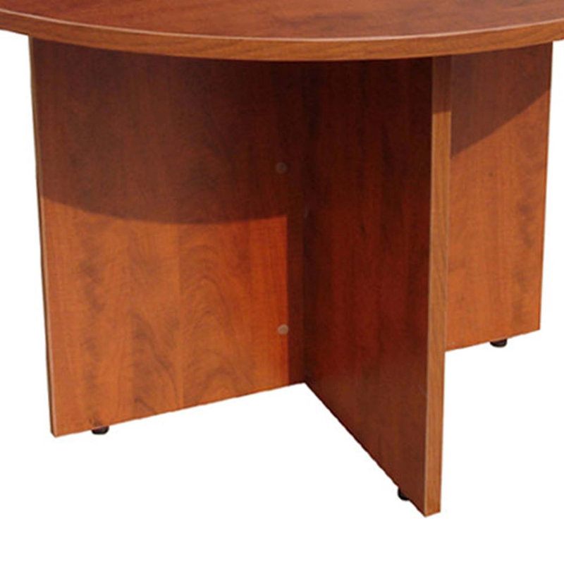 Table de réunion Zoa, H 29,5 po x L 42 po x l 42 po, Brun bois flottant
