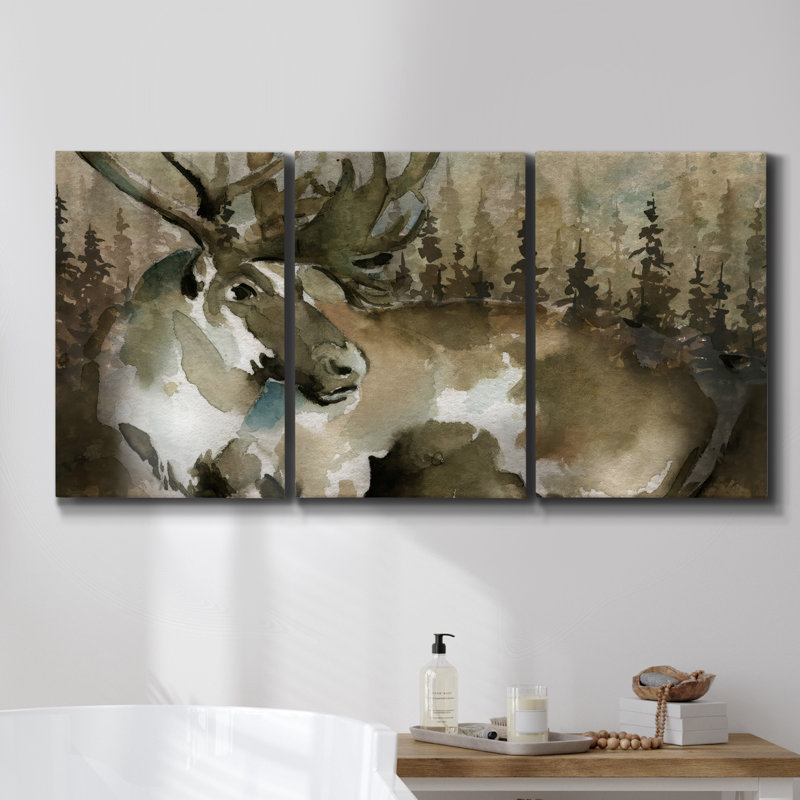 Silent Sound I - Toile encadrée multi-pièces, H 48 po x l 96 po x P 2 po