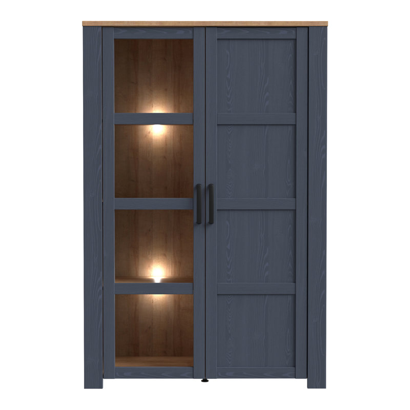 Akenzie Display Cabinet, White, Yes