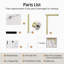 KES Natural Marble Freestanding Toilet Paper Holder Bathroom Tissue Roll Holder-100969014