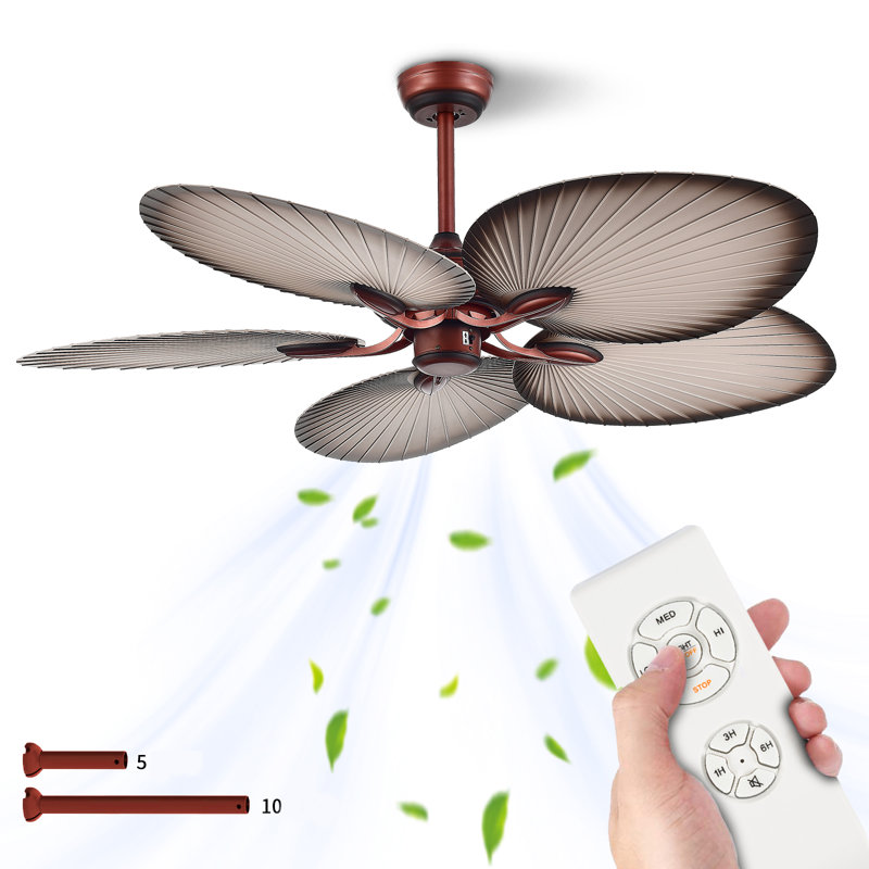 Ventilateur de plafond Tropical sans lumière