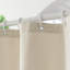 Linen Textured Shower Curtain and Hooks Set-654248346