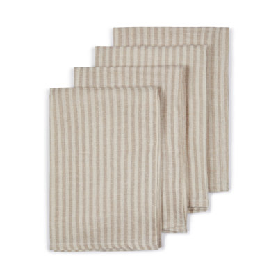 Ensemble de 4 serviettes Savannah Stripes