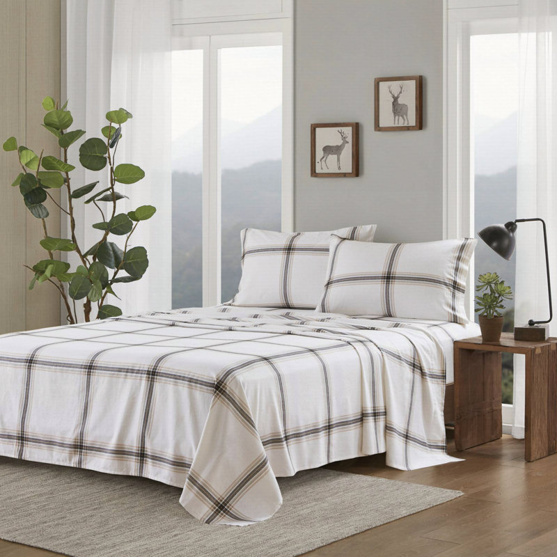 Ensemble de draps écossais, Couvre-lit simple + 2 pièces supplémentaires