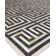 Berlin Geometric Area Rug in Charcoal/Ivory/Beige