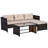 3 Piece Outdoor Sofa Set