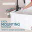 Évier à lessive mural L 23 po x l 24 po avec robinet-86446449
