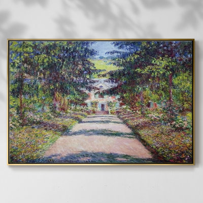 " Pathway In Monet'S Garden At Giverny, 1900 " by Claude Monet