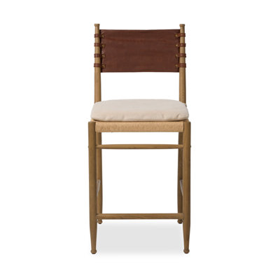Brielle Stool W/ Cushion-Broadway Dune-Counter