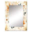 Motif boho Zaeed Earthy Mandala - miroir décoratif floral, miroir mural Cottage-1998576704