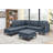 Ashiyah Upholstered L-Shaped Sectional Reversible-297490057