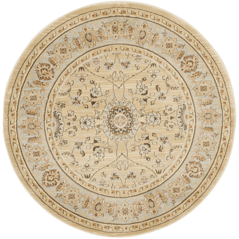 Lavelle Performance Oriental Rug, Round 5'