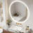 Round LED Bathroom Mirror/Vanity Mirror With Front And Back Lighting, Three Color Temperatures, Stepless Dimming, And  Anti Fog Function-1963531810