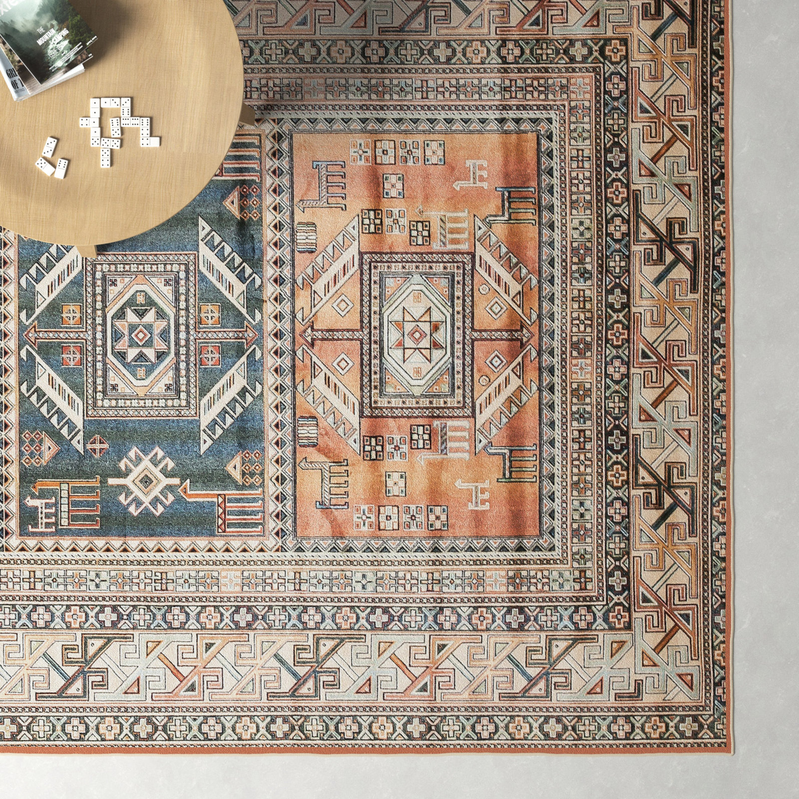 Ovid Oriental Rug, Rectangle 7'10"x 10'9"