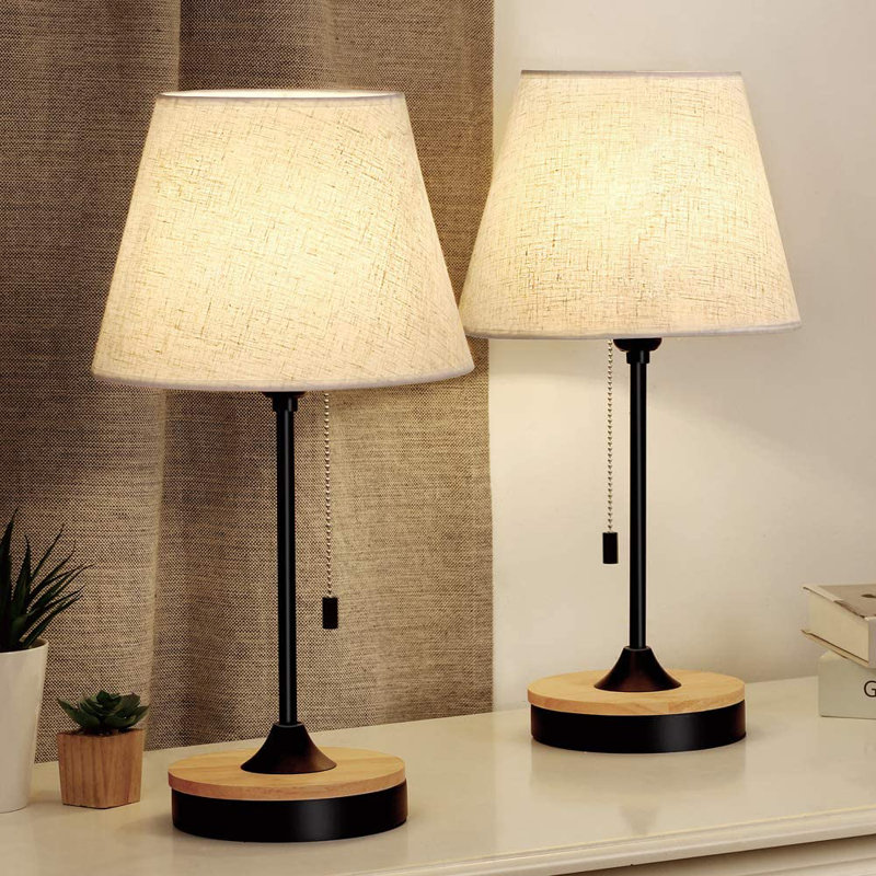 Ensemble de lampe de table noire 18,3 po Navi