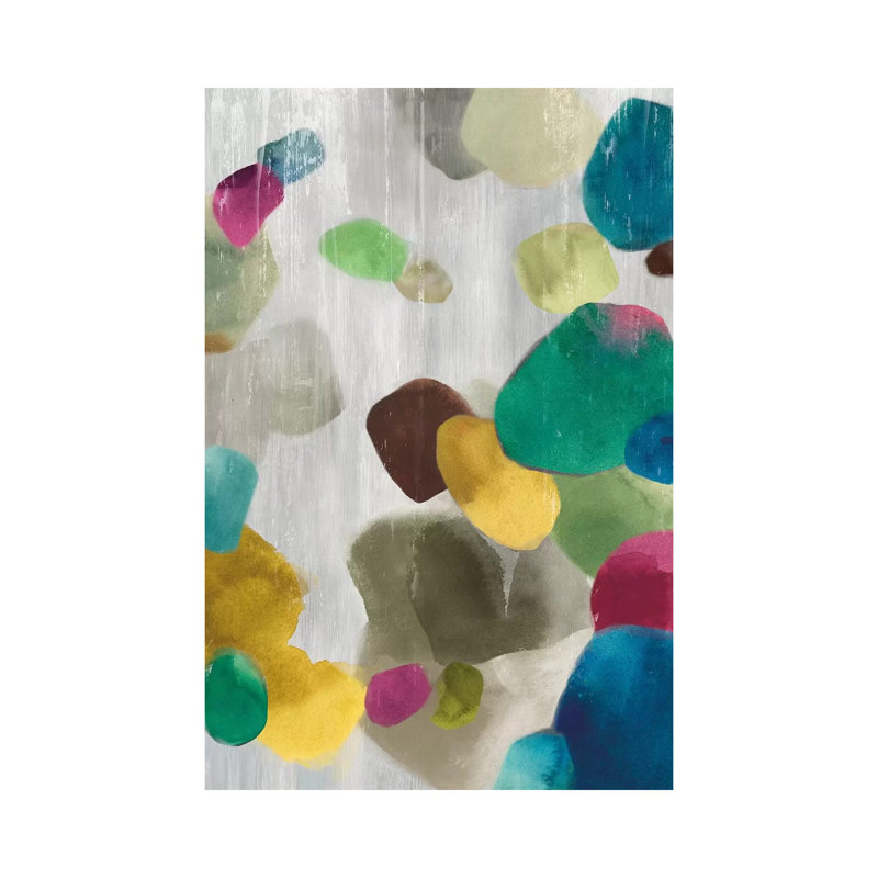 Shadow Pebbles II by PI Galerie - Wrapped Canvas Painting, 20.32 cm H x 30.48 cm W