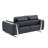 Anissa Genuine Italian Leather Loveseat-1267868245-1267868244