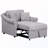 Chenille Convertible Sleeper Sofa-1202535483