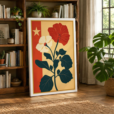 Gilded Bloom Botanical - Wrapped Canvas