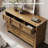 7 Drawer Dresser for Bedroom, Wooden Chest with Vintage Handles, 47" Long TV Stand & Storage-1741303325