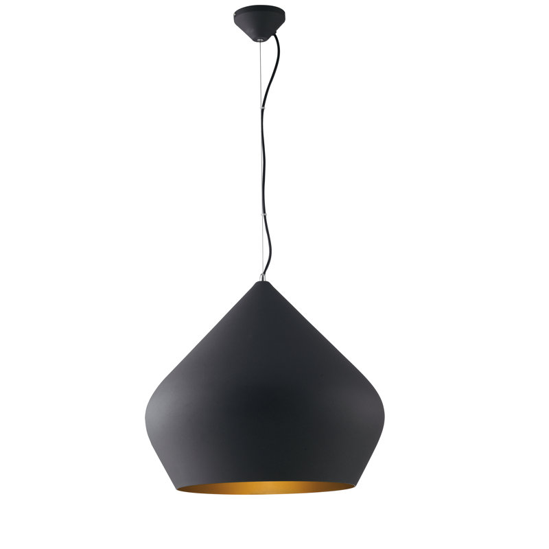 Littleton 1 - Light Teardrop Pendant, Black