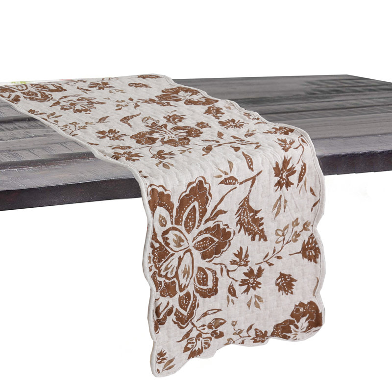 Chemin de table en coton lin Lutie