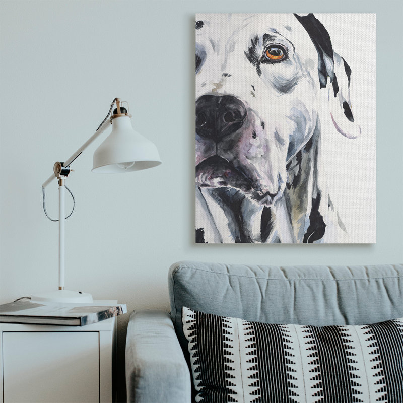 Portrait d'un dalmatien, Toile tendue, H 48 po x l 36 po