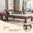 73.62"New Chinese-style red-brown solid wood imperial chair