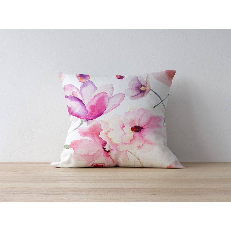 Housse de coussin décorative, 50% polyester / 50% coton, 16,9 po x 16,9 po | Impression numérique, lavable à la machine à 86 ° F | Parfait pour la décoration intérieure, le salon et la chambre à coucher, tissu doux et durable