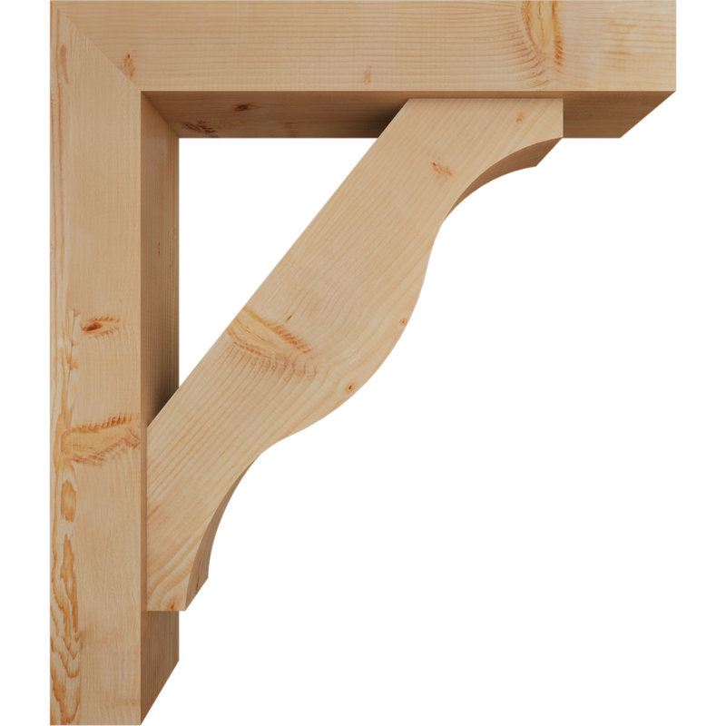 Support Funston Block avec support décalé, 44 x 38, Sapin Douglas de l 7 1/2 (lisse)