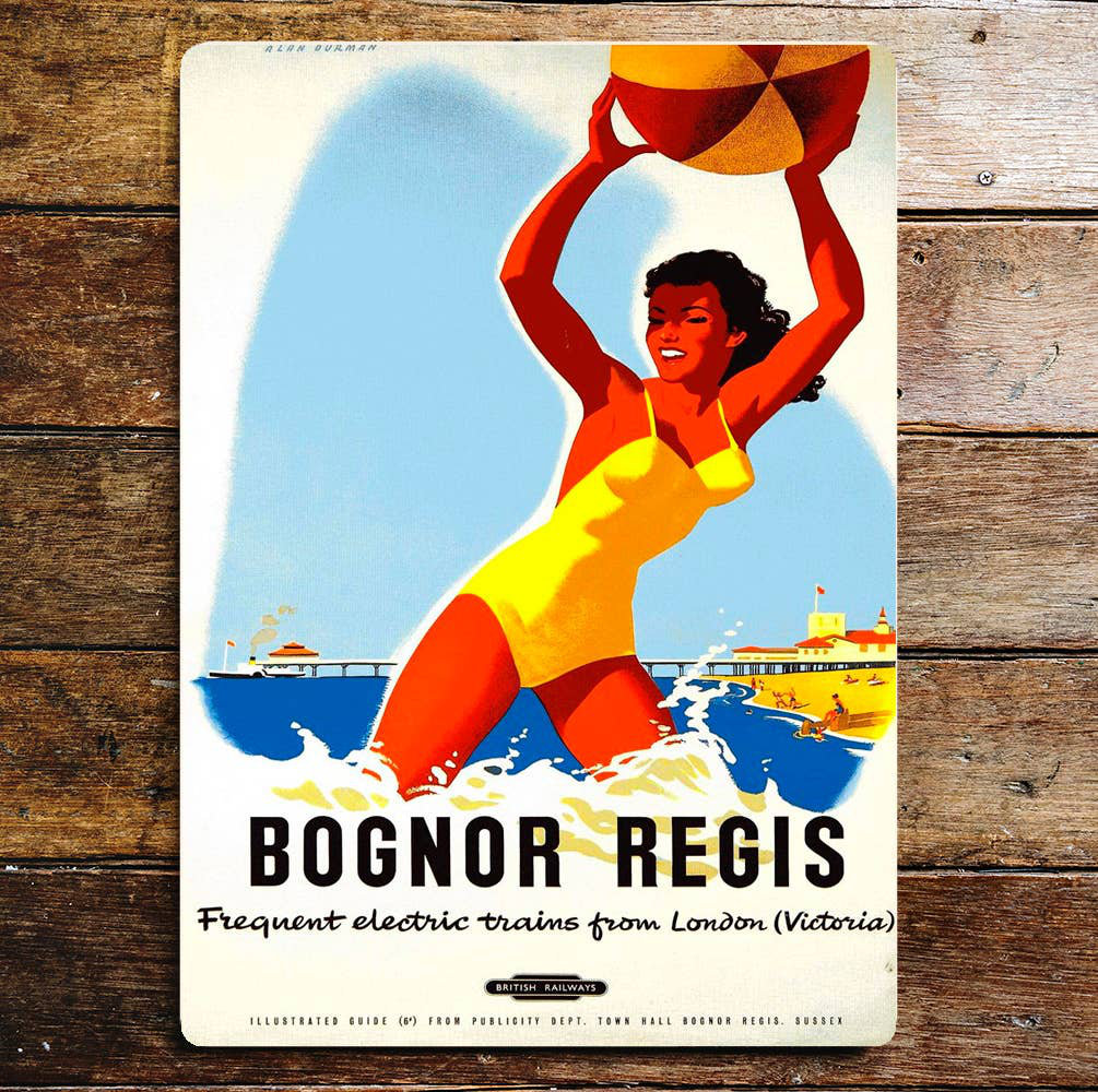 Bognor Regis British Railways Metal Wall Décor