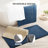 Splendor White 100% Cotton Tufted 3000 GSM Reversible 24x72'' Bath Rug-46774098-46774100