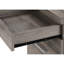 Classeur de bureau, roulant, tiroirs, stratifié taupe, finition contemporaine 3 mobiles,