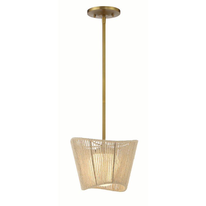 Luminaire suspendu géométrique à 1 lumière Gaspah