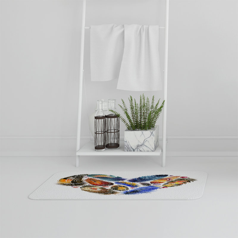 Ashlyn Memory Foam Non-Slip Bath Mat