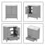 Ensemble de meuble-lavabo simple 30 po Merelyn-291443928