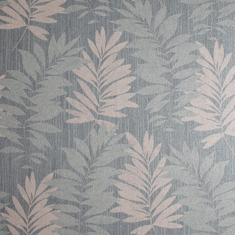 Papier peint Bernis Slate Palm Leaf