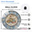 Horloge murale 12 po